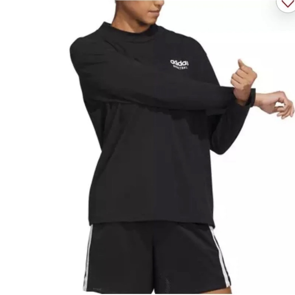 Adidas Women's Select Mock Neck Long Sleeve Tee - Black size M